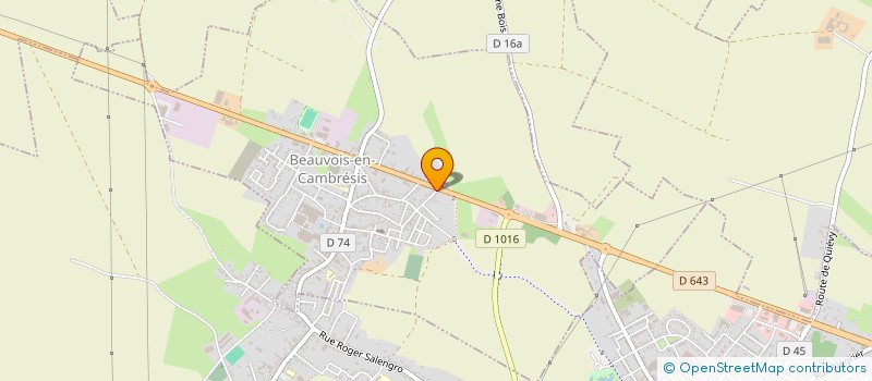 localisation de l'entreprise MADAME DELPHINE BATAILLE  BEAUVOIS-EN-CAMBRESIS