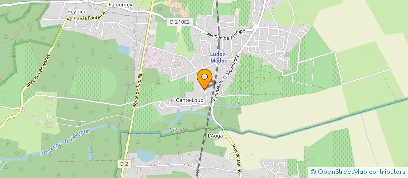 localisation de l'entreprise MADAME DELPHINE BATISSE  LUDON-MEDOC