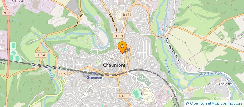 localisation de l'entreprise MADAME DELPHINE BAUMGARTNER à CHAUMONT