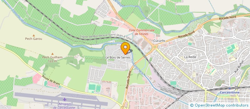 localisation de l'entreprise MADAME DELPHINE BEAU  CARCASSONNE