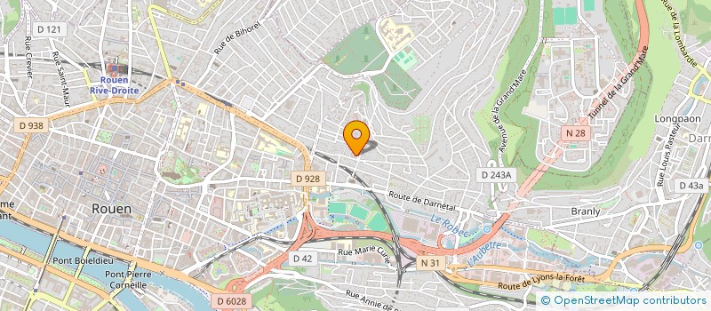 localisation de l'entreprise MADAME DELPHINE BEAUGRAND  ROUEN