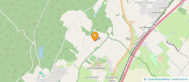 localisation de l'entreprise MADAME DELPHINE BEAUVILLAIN  ECOUVES