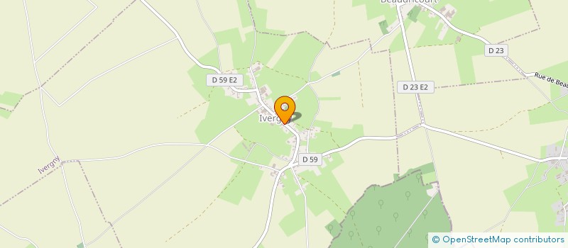 localisation de l'entreprise MADAME DELPHINE BEAUVOIS  IVERGNY