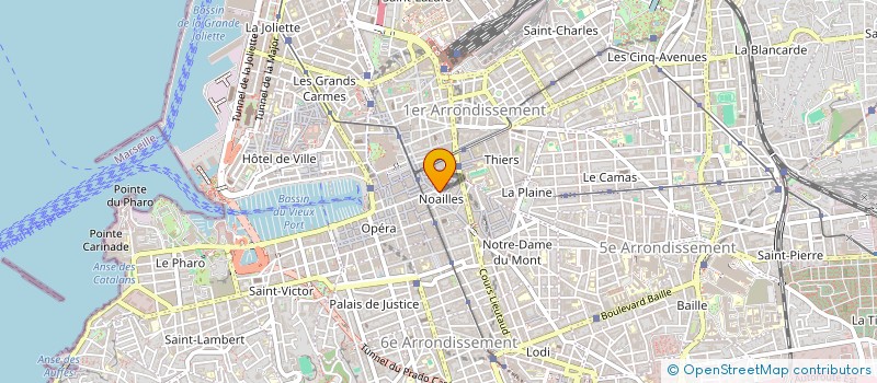 localisation de l'entreprise MADAME DELPHINE BECCARIA  MARSEILLE