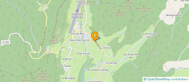 localisation de l'entreprise MADAME DELPHINE BECHEVET  HABERE-POCHE