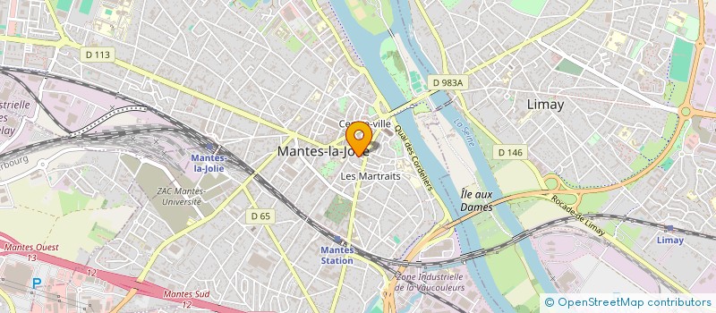 localisation de l'entreprise MADAME DELPHINE BEDIER à MANTES-LA JOLIE