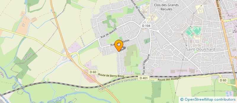 localisation de l'entreprise MADAME DELPHINE BEDU  SAINT-DOULCHARD