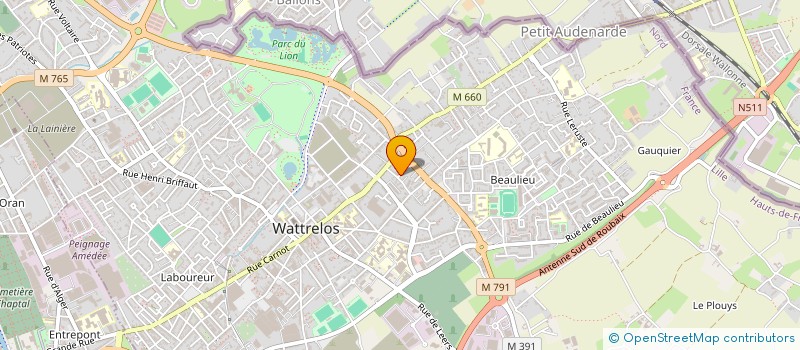 localisation de l'entreprise MADAME DELPHINE BEKAERT à WATTRELOS