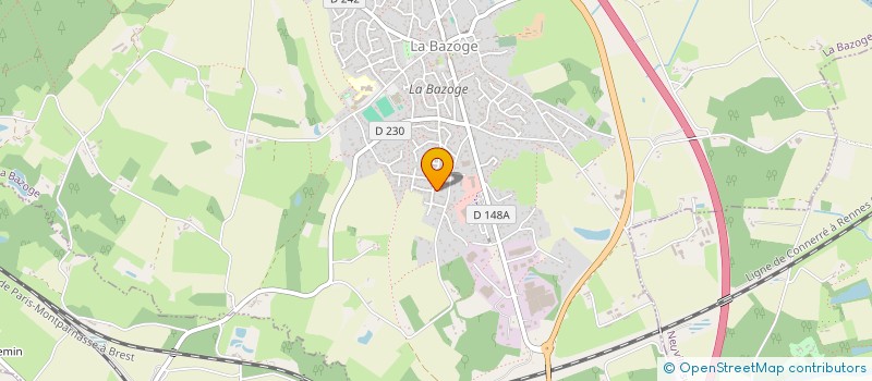 localisation de l'entreprise MADAME DELPHINE BEN SOUSSAN  LA BAZOGE