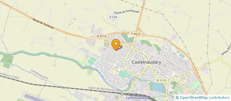 localisation de l'entreprise MADAME DELPHINE BENAZET à CASTELNAUDARY