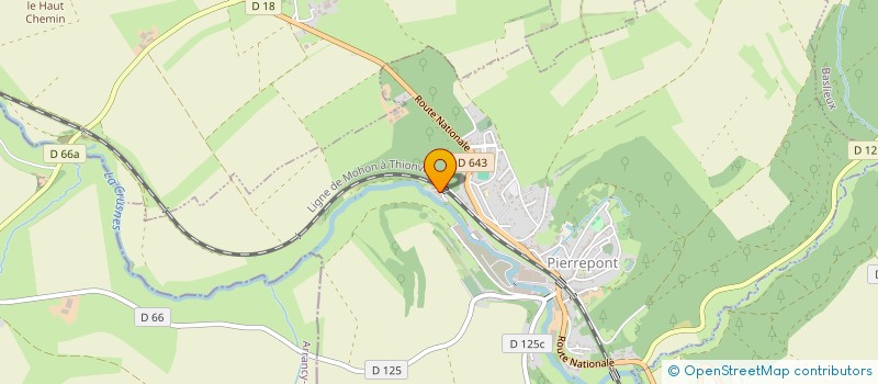 localisation de l'entreprise MADAME DELPHINE BENCI  PIERREPONT