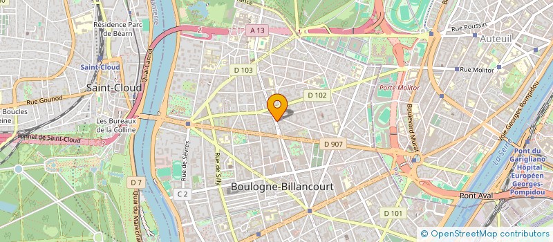 localisation de l'entreprise MADAME DELPHINE BENICHOU à BOULOGNE-BILLANCOURT