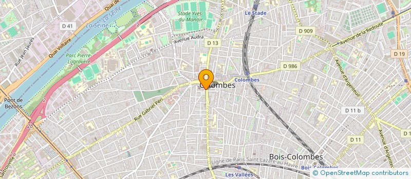 localisation de l'entreprise MADAME DELPHINE BENIZRI  COLOMBES