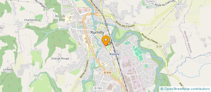 localisation de l'entreprise MADAME DELPHINE BERATTO  RUMILLY