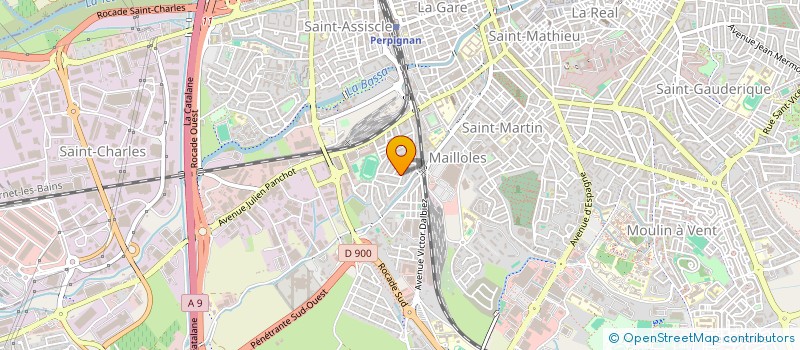 localisation de l'entreprise MADAME DELPHINE BERENGER  PERPIGNAN