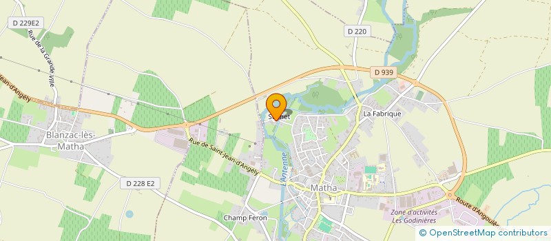 localisation de l'entreprise MADAME DELPHINE BERGE  MATHA