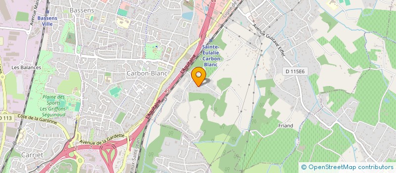 localisation de l'entreprise MADAME DELPHINE BERNARD  SAINTE-EULALIE