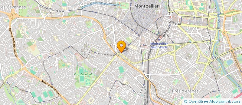 localisation de l'entreprise MADAME DELPHINE BERNARD à MONTPELLIER