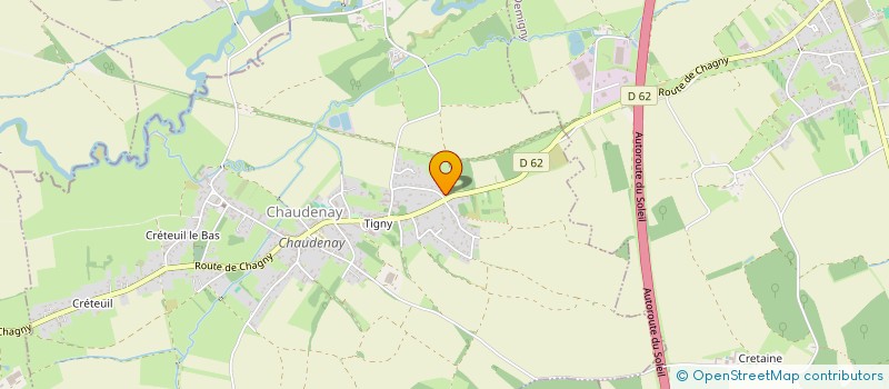 localisation de l'entreprise MADAME DELPHINE BERNARD  CHAUDENAY