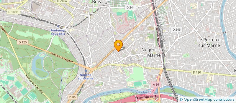 localisation de l'entreprise MADAME DELPHINE BERNARD-BRULS  NOGENT-SUR-MARNE