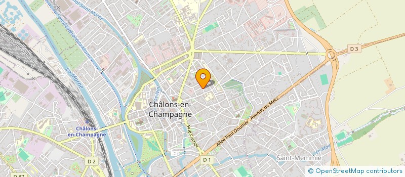 localisation de l'entreprise MADAME DELPHINE BERNIER à CHALONS-EN-CHAMPAGNE