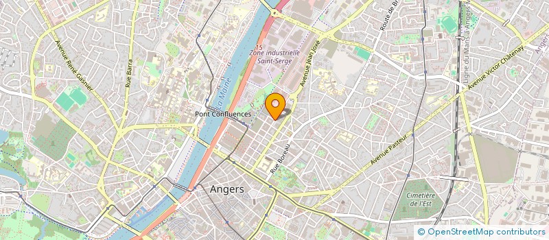 localisation de l'entreprise MADAME DELPHINE BERTELLO à ANGERS
