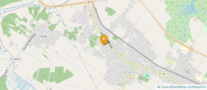 localisation de l'entreprise MADAME DELPHINE BERTIN  ARVERT