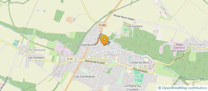 localisation de l'entreprise MADAME DELPHINE BESSIN  LIMOURS