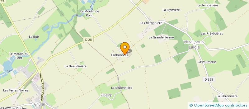 localisation de l'entreprise MADAME DELPHINE BETTEND à CRULAI