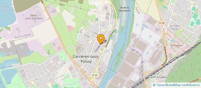 localisation de l'entreprise MADAME DELPHINE BETTO à CARRIERES-SOUS-POISSY