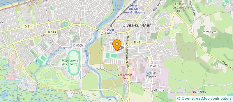 localisation de l'entreprise MADAME DELPHINE BEUZELIN  DIVES-SUR-MER