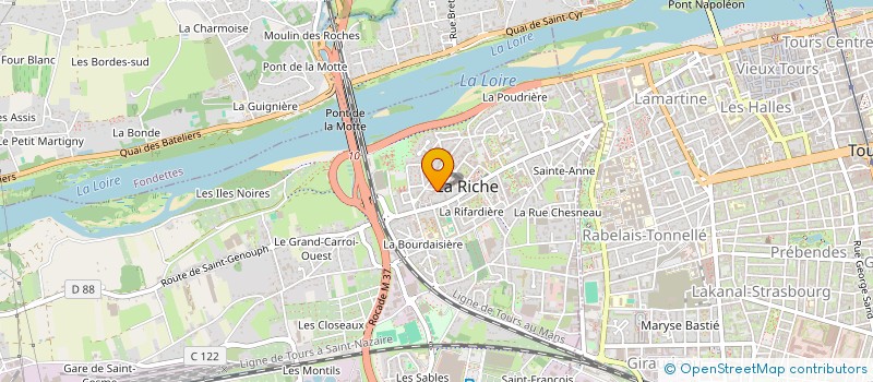 localisation de l'entreprise MADAME DELPHINE BIGOT  LA RICHE