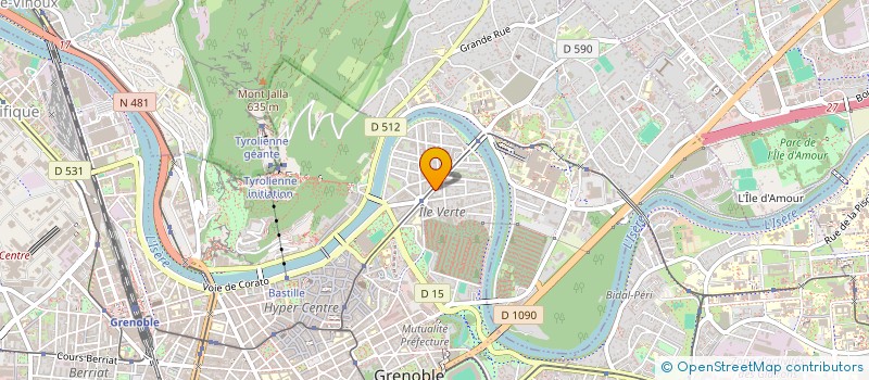 localisation de l'entreprise MADAME DELPHINE BIGUEUR  GRENOBLE