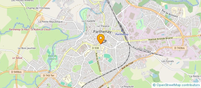 localisation de l'entreprise MADAME DELPHINE BILDE à PARTHENAY