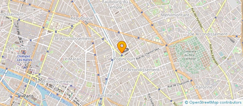 localisation de l'entreprise MADAME DELPHINE BIZART  PARIS