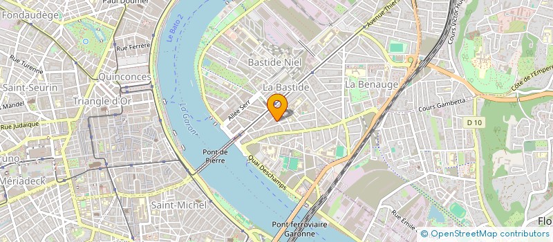 localisation de l'entreprise MADAME DELPHINE BLAIS  BORDEAUX