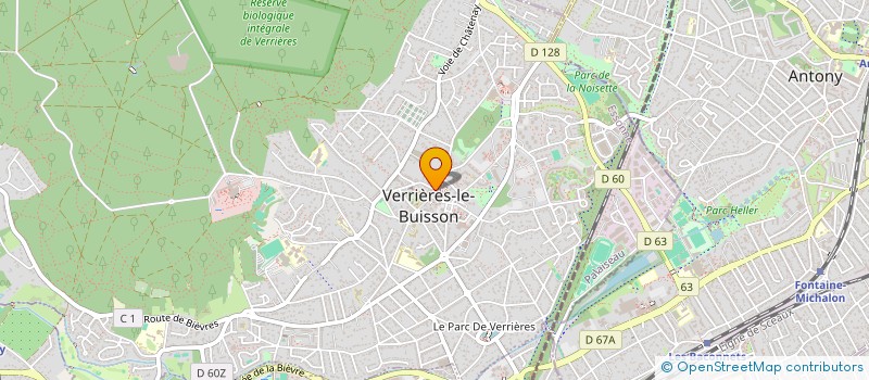 localisation de l'entreprise MADAME DELPHINE BLANC à VERRIERES-LE-BUISSON