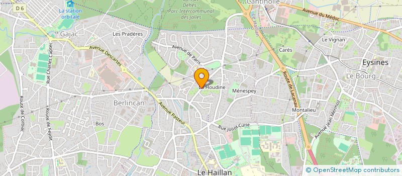 localisation de l'entreprise MADAME DELPHINE BLEYNIE à LE HAILLAN