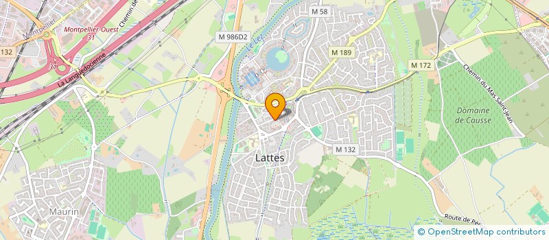 localisation de l'entreprise MADAME DELPHINE BLOCH  LATTES