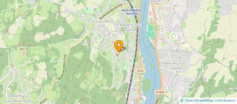 localisation de l'entreprise MADAME DELPHINE BLONDIAUX  ALBIGNY-SUR-SAONE