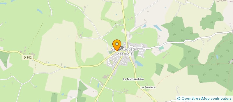 localisation de l'entreprise MADAME DELPHINE BODARD  SAINT-AUGUSTIN-DES-BOIS