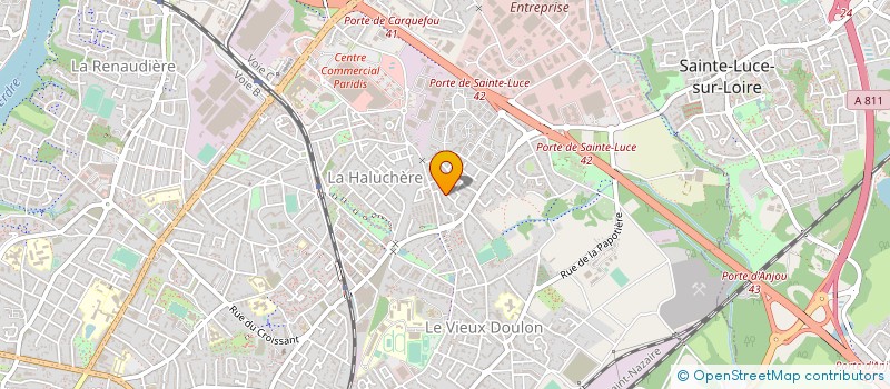 localisation de l'entreprise MADAME DELPHINE BOISARD à NANTES