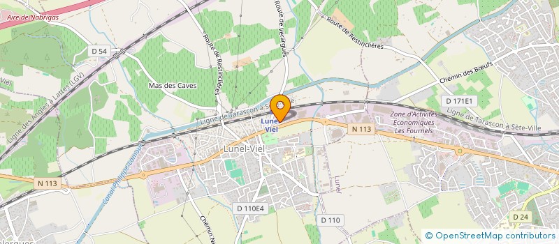 localisation de l'entreprise MADAME DELPHINE BOIX  LUNEL-VIEL