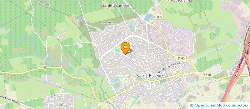 localisation de l'entreprise MADAME DELPHINE BOLDRINI à SAINT-ESTEVE