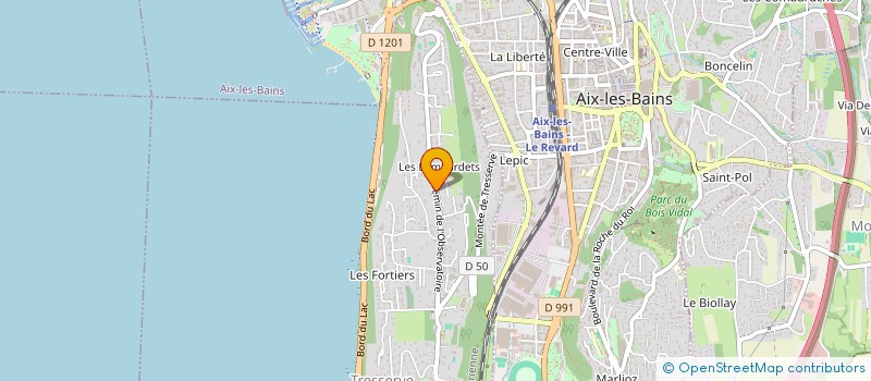 localisation de l'entreprise MADAME DELPHINE BONNEMAINS  TRESSERVE