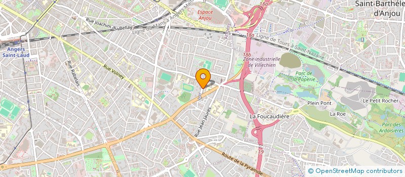 localisation de l'entreprise MADAME DELPHINE BONTE à ANGERS