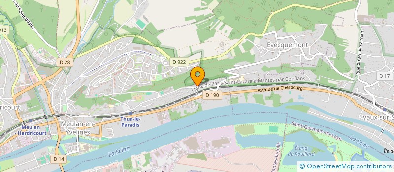 localisation de l'entreprise MADAME DELPHINE BORDIER  MEULAN-EN-YVELINES