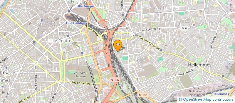 localisation de l'entreprise MADAME DELPHINE BORREWATER à LILLE