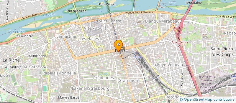 localisation de l'entreprise MADAME DELPHINE BOSSARD  TOURS