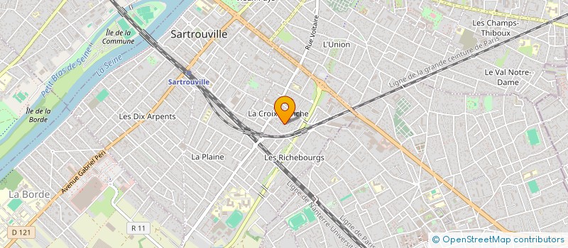 localisation de l'entreprise MADAME DELPHINE BOUDIER  SARTROUVILLE